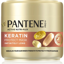 Pantene Pro-V Active Nutri Plex Infinitely Long Μάσκα Μαλλιών Κερατίνης για Επανόρθωση για Ξηρά & Ταλαιπωρημένα Mαλλιά 300ml