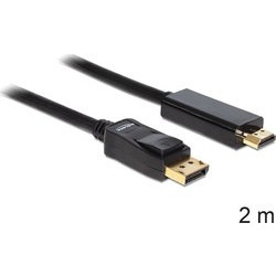 DeLOCK Καλώδιο DisplayPort 1.1 to HDMI Male 2m Black 82587