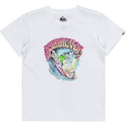Quiksilver Παιδικό T-Shirt Κοντομάνικο Λευκό Φούξια EQKZT03563-WBB0