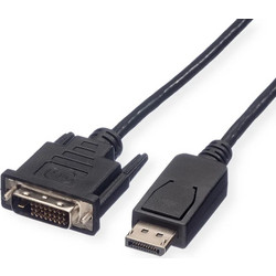 Roline Καλώδιο DisplayPort to DVI Male 2m Black 11.04.5610