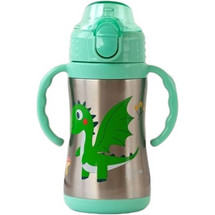 Kiokids Παγούρι Θερμός με Λαβές Dragon 6m+ 280ml