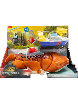 Fisher-Price Imaginext Jurassic World Rebirth Το Κυνήγι Του Μοσόσαυρου Φιγούρα Δεινόσαυρος για 3+ Ετών