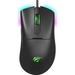 Havit MS966 Ενσύρματο Gaming Ποντίκι RGB 12000 DPI Black