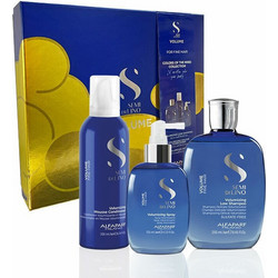 Alfaparf Milano Semi Di Lino Volume Σετ Περιποίησης Μαλλιών Conditioner 200ml + Spray 125ml + Σαμπουάν 250ml