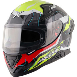 Axor Apex Turbine Black Yellow Κράνος Μηχανής Full Face 1600gr