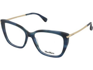 Max Mara MM5007 092 Γυναικείος Σκελετός Γυαλιών Οράσεως Κοκάλινος Μεταλλικός Χρυσός Μπλε