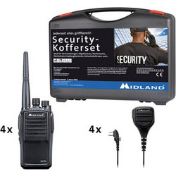 Midland G15 Pro NC Case Set MA 25 Quad Black