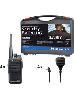 Midland G15 Pro NC Case Set MA 25 Quad Black