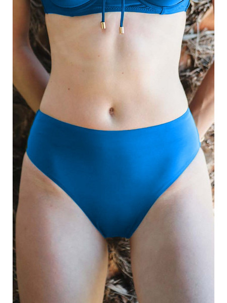 Solano Ψηλόμεσο Bikini Slip Μπλε 3003-118