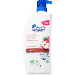 Head & Shoulders Clarify & Shine Apple Cider Σαμπουάν κατά της Πιτυρίδας 800ml