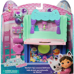 Spin Master Gabby's Dollhouse The Movie Portal Rooms Bathroom