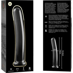 Ibiza Nebula Series 08 Borosilicate Γυάλινο Dildo 14.5cm Clear