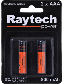 Raytech Power Rechargeable AAA 800mAh 2τμχ