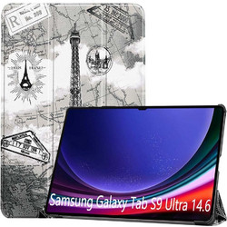 Sonique Smartcase Slim Paris (Samsung Galaxy Tab S9 Ultra 14.6" / Galaxy Tab S10 Ultra 14.6")