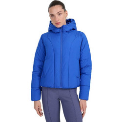 4F Γυναικείο Μπουφάν Χειμωνιάτικο Puffer Μακρύ Royal Blue 4FRAW25TDJAF0706-36S