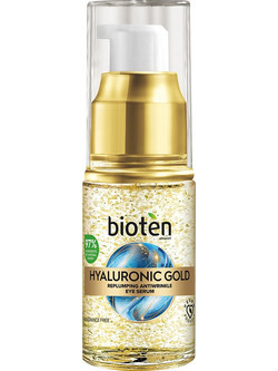 Bioten Hyaluronic Gold Αντιγηραντικό Ενυδατικό Serum Προσώπου με Υαλουρονικό 15ml