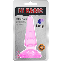 Chisa Novelties Hi Basic Sassy Πρωκτική Σφήνα 10cm Ροζ