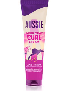 Aussie Bouncy Curls Work That Curl Leave In Conditioner Κρέμα για Επανόρθωση & Όγκο για Σγουρά Mαλλιά 160ml