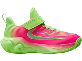 Nike Giannis Immortality 4 Παιδικά Αθλητικά Παπούτσια για Μπάσκετ Lime Φούξια FZ6733-304