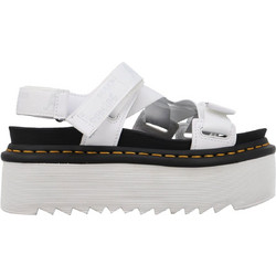 Dr. Martens Kimber Atlas Καλοκαιρινές Γυναικείες Πλατφόρμες Χαμηλές Λευκές 26797100