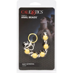 CalExotics Small Anal Beads Πρωκτικές Μπίλιες Κίτρινες