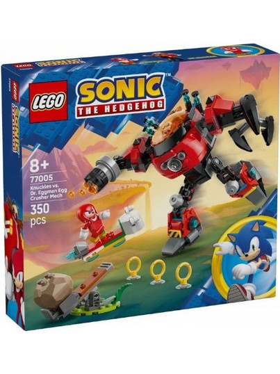 Lego Sonic The Hedgehog Knuckles vs. Dr. Eggman Egg Crusher Mech για 8+ Ετών 77005