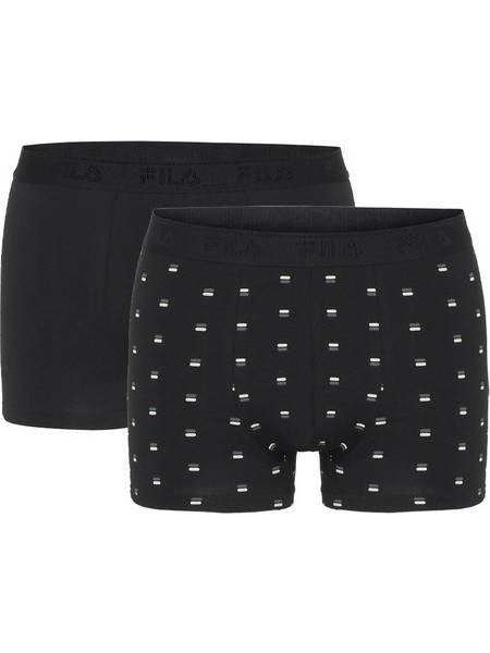 Fila Ανδρικά Μποξεράκια Σετ 2Pack Μαύρα FU5341-2-999