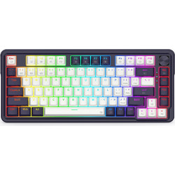 Redragon Geb K673 Pro Ασύρματο Μηχανικό Gaming Πληκτρολόγιο TenKeyLess με Custom Red Διακόπτες RGB Black White