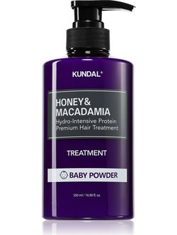 Kundal Honey & Macadamia Baby Powder Κρέμα Μαλλιών για Επανόρθωση 500ml