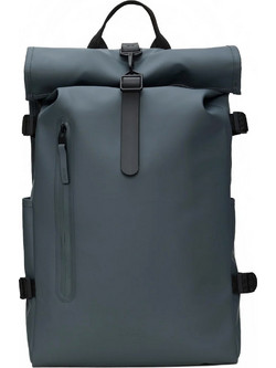 Rains Rolltop 14590-124 Αδιάβροχο Σακίδιο Πλάτης 23.2lt Ανθρακί