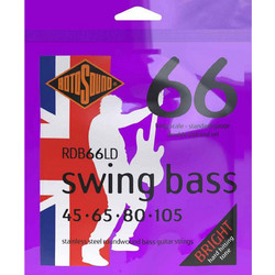 Rotosound Double Ball Swing Bass 66 Σετ 4 Χορδές Ηλεκτρικού Μπάσου Stainless Steel 45-105" 1/8