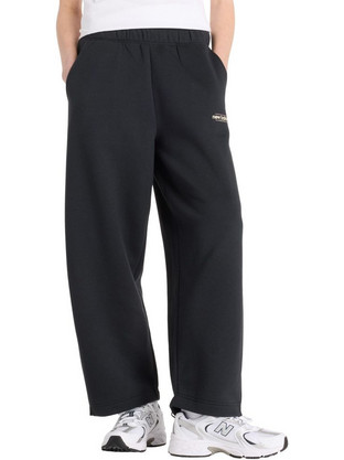 New Balance Ανδρικό Παντελόνι Φόρμας Fleece Μαύρο WP53505-BK