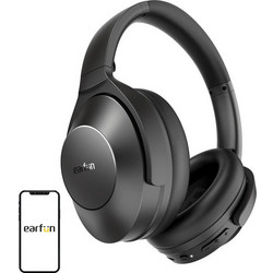 Earfun Wave Life HP201 Ασύρματα Bluetooth Ακουστικά Over Ear με Noise Cancelling Μαύρα