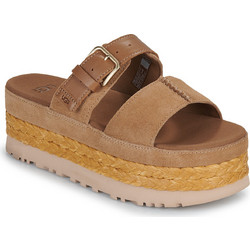 UGG Aubrey Καλοκαιρινές Γυναικείες Πλατφόρμες Ψηλές Ταμπά 1167451-CHE