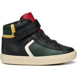 Geox Gisli Παιδικά Sneakers Μποτάκια Μαύρα Πράσινα B461NA054FUC0520