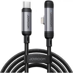 Joyroom S-A56 Enjoyx Series 90 Angle 90° Braided USB-C to Lightning Cable 30W 1.2m Black 6956116764944