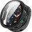 Tech-Protect Defense360 Pro Πλαστική Θήκη με Προστασία Οθόνης για Samsung Galaxy Watch 8 44mm Μαύρη