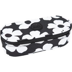 CoolPack Campus Flores Jasmine Κασετίνα Μαύρη Λευκή F062916