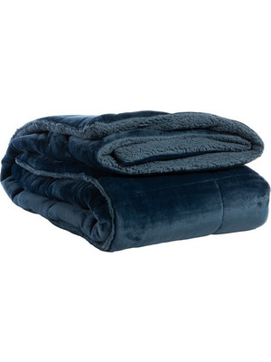 Nef-Nef Κουβερτοπάπλωμα Υπέρδιπλο Hollowfiber 240x220 Singular 24 Blue