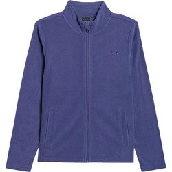 4F Παιδική Ζακέτα Fleece με Φερμουάρ Μωβ 4FJWAW25TFLEM345-33S
