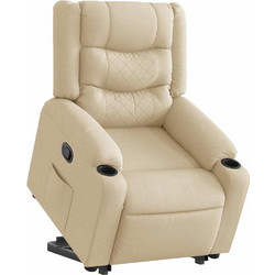vidaXL Πολυθρόνα Relax Ανακλινόμενη Μπεζ 3310266