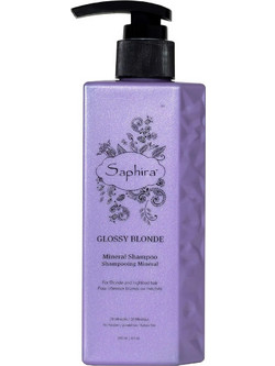 Saphira Glossy Blonde Σαμπουάν για Προστασία Χρώματος για Βαμμένα Μαλλιά 250ml