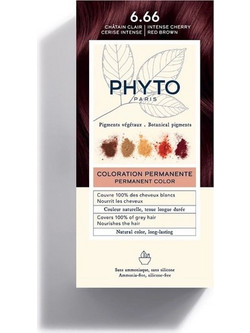 Phyto Phytocolor 6.66 Σκούρο Ξανθό Κόκκινο Μόνιμη Βαφή Μαλλιών 50ml
