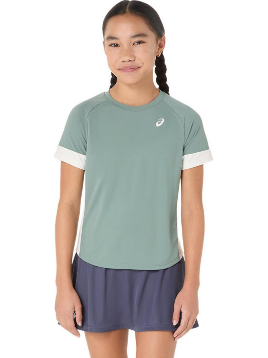 ASICS Παιδικό T-Shirt Κοντομάνικο Πράσινο Mint 2044A045-400