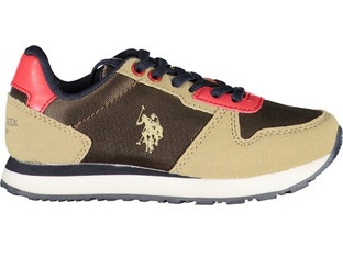 U.S. Polo Assn. Παιδικά Sneakers Μπεζ Καφέ Φούξια NOBIK011KCNH1