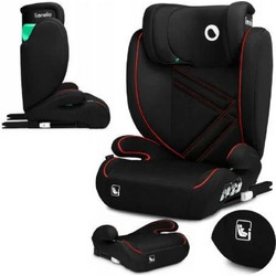 Lionelo Hugo Κάθισμα Αυτοκινήτου Booster i-Size 15-36kg ISOfix Black Red