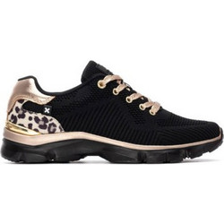 Xti Γυναικεία Sneakers Μαύρα Χρυσά 144361