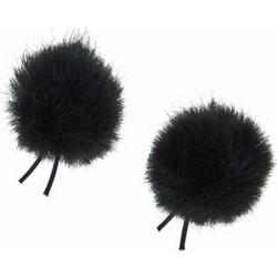 Bubblebee Industries Twin Black 2 Αντιανέμιο Μικροφώνου