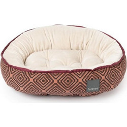 FuzzYard Barcelona Καναπές Κρεβάτι Σκύλου Μπεζ Πορτοκαλί 80x75cm 046-FZBR164