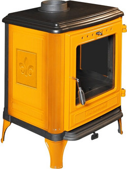 Thermozoff 8005 Μαντεμένια Ξυλόσομπα 7kW Κίτρινη